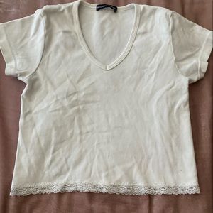 brandy melville v neck top